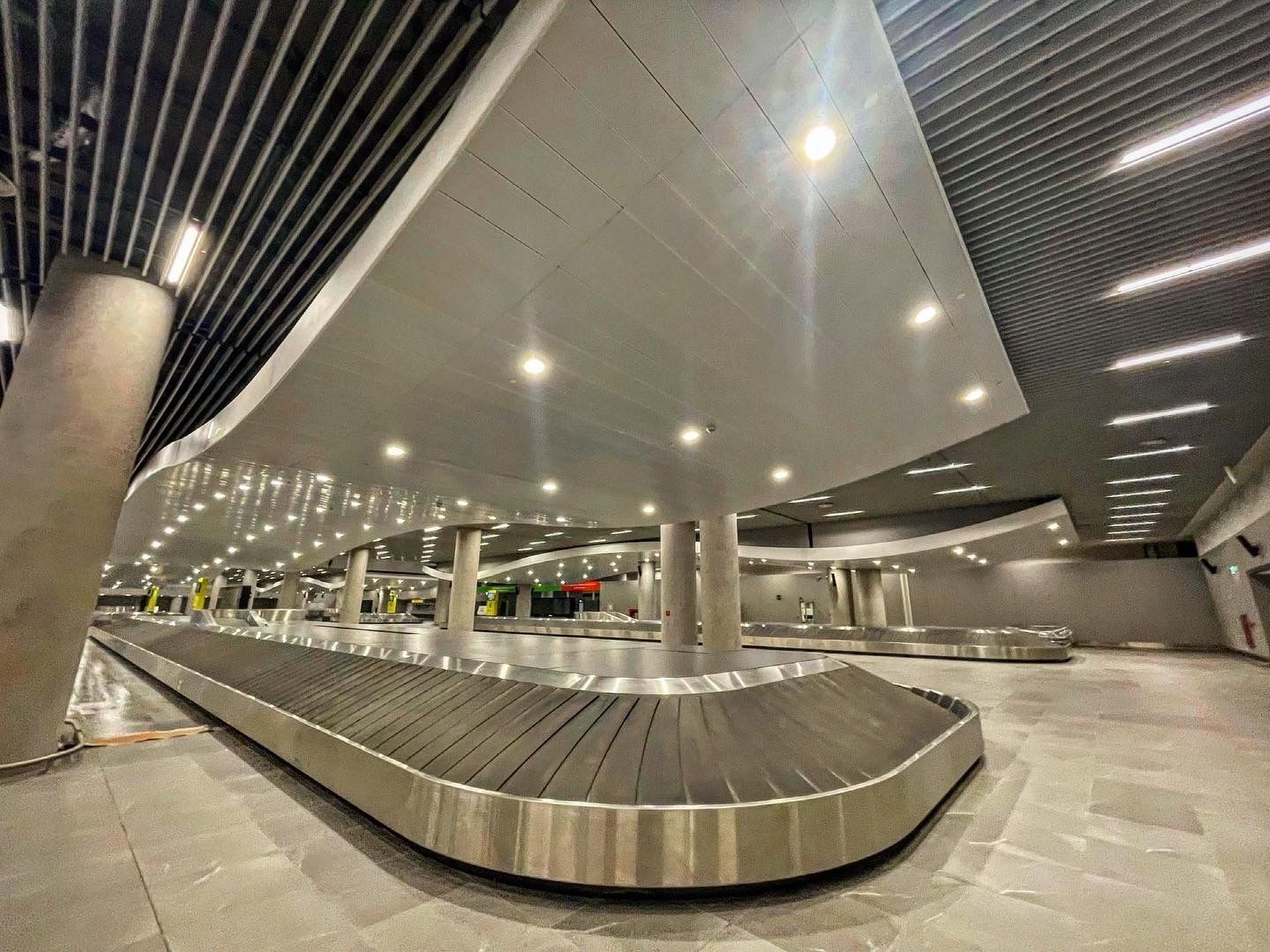 Nuevo Terminal Aéreo Internacional por dentro